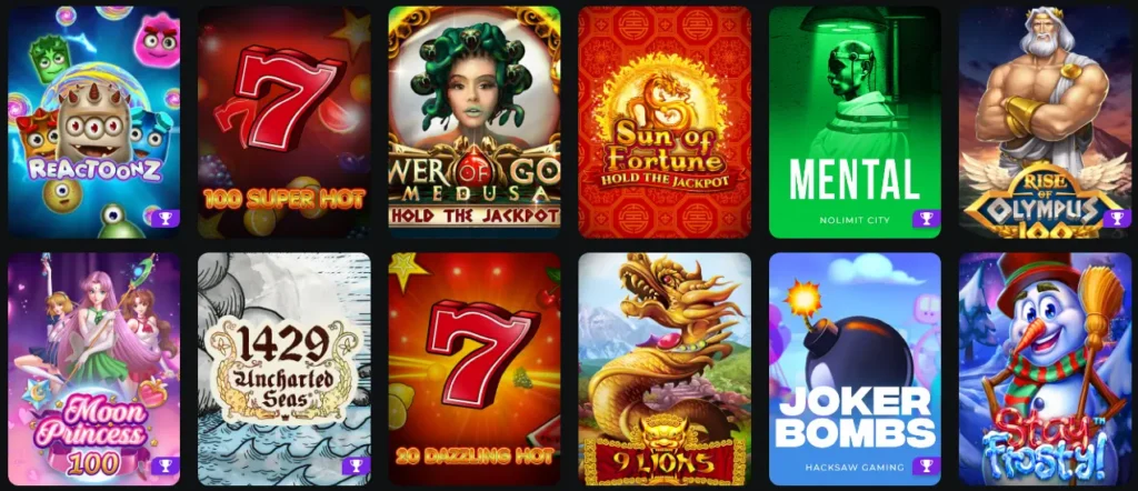 Nouvelles machines à sous exclusives proposées par Betify Casino